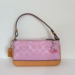 Vintage Coach signature Canvas Demi bag